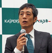 カスペルスキー代表取締役社長の川合林太郎氏