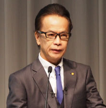 協業について説明したトヨタ自動車 副社長の友山茂樹氏