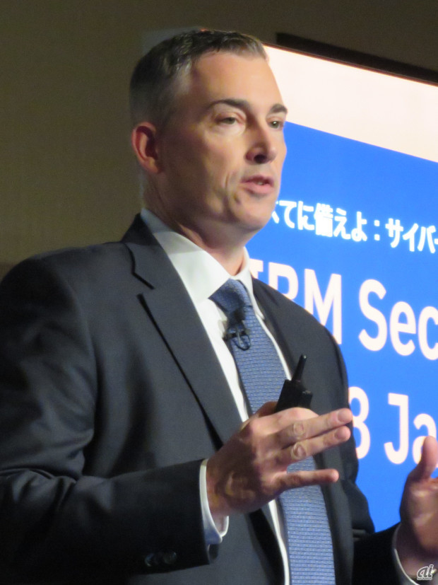 写真1：IBM Global Security VP, Services Strategy, OfferingsのJohn M Wheeler氏