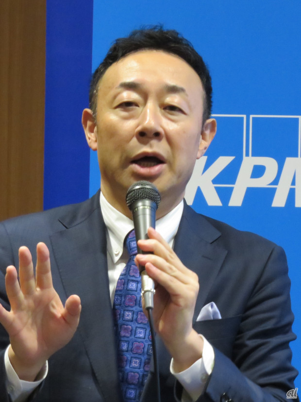 写真1：KPMGコンサルティングの宮原正弘 代表取締役社長兼CEO