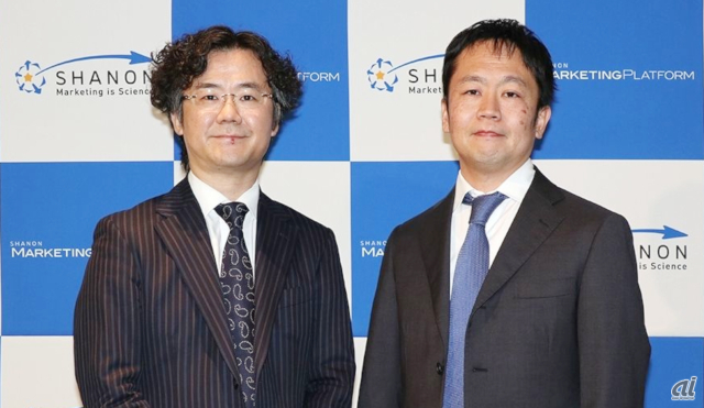 （左から）シャノン 代表取締役社長 中村健一郎氏、同社取締役 技術担当 堀譲治氏