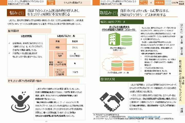 サイバーセキュリティ経営ガイドライン」の実践事例集--IPAが公開