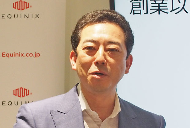 エクイニクス・ジャパン　代表取締役兼北アジア統括の古田敬氏