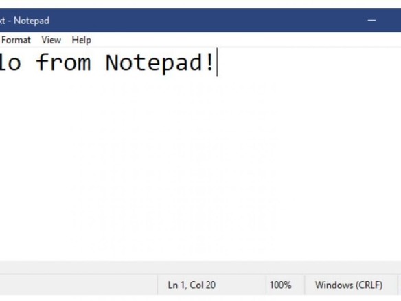 Windows 10 h1 新プレビュー メモ帳 がmicrosoftストアで更新可能に Zdnet Japan