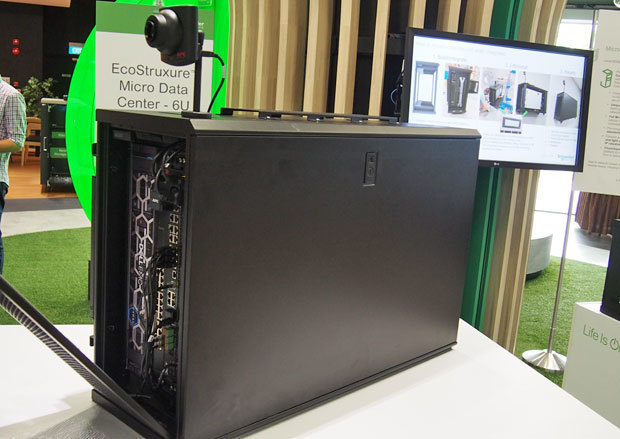 Schneider Electricが発表したエッジコンピューティング向け6Uサイズのマイクロデータセンター