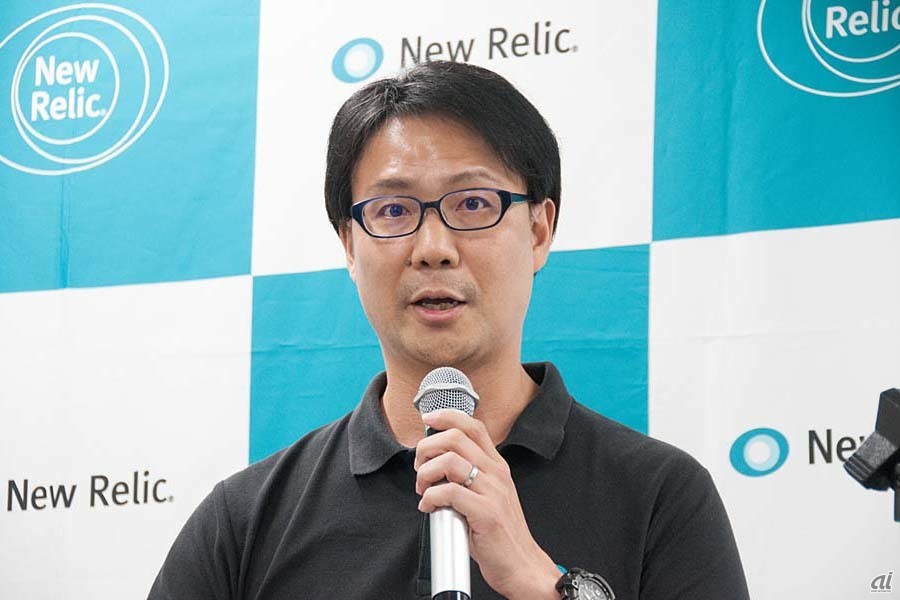 New Relic 代表取締役社長の小西真一朗氏