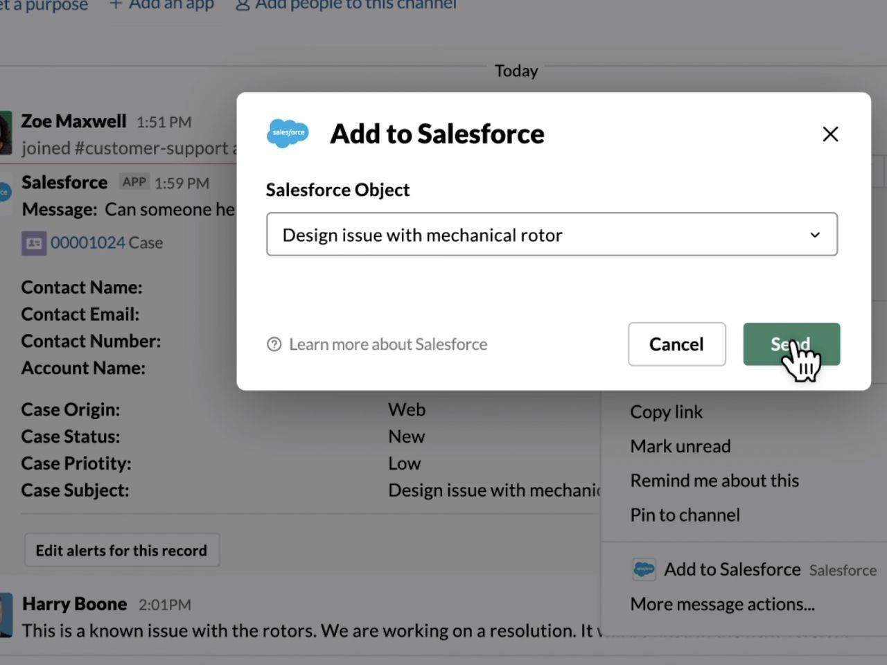 Slack、セールスフォースの「Sales Cloud」「Service Cloud」と連携 