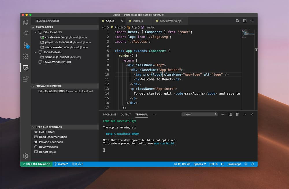 Visual studio code for ios development