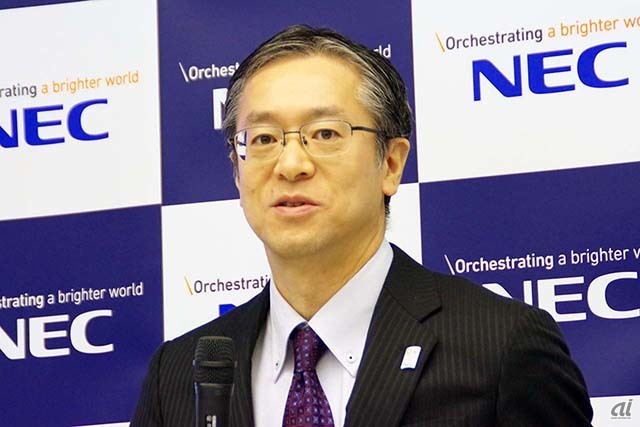 NEC 取締役執行役員常務 兼 CTOの西原基夫氏