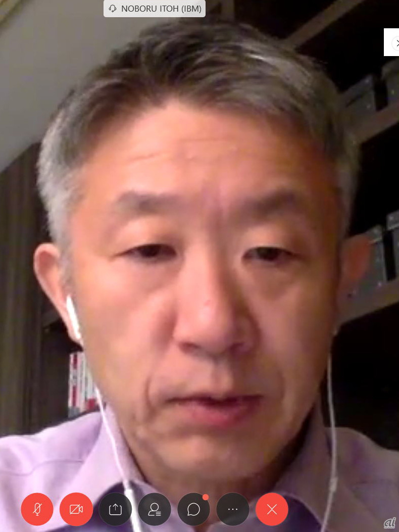 日本IBM常務執行役員クラウド＆コグニティブ・ソフトウェア事業本部長の伊藤昇氏