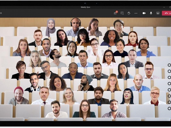 マイクロソフト Teams に複数の新機能 参加者が同じ場にいるような背景設定など Zdnet Japan