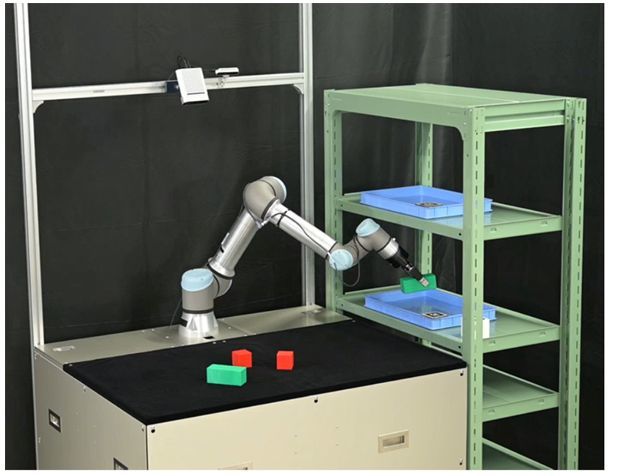 「目標指向タスクプランニング」技術を適用したピック＆プレイス自動化ロボット