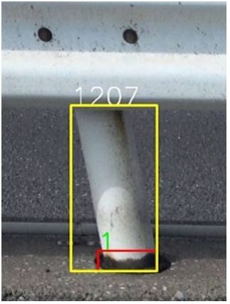 時速80kmで走行した車両からの撮影動画（出典：凸版印刷）