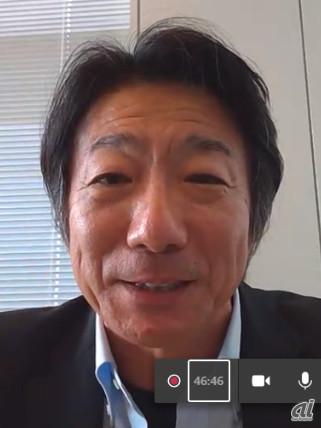 日本マイクロソフト執行役員常務パートナー事業本部長の檜山太郎氏
