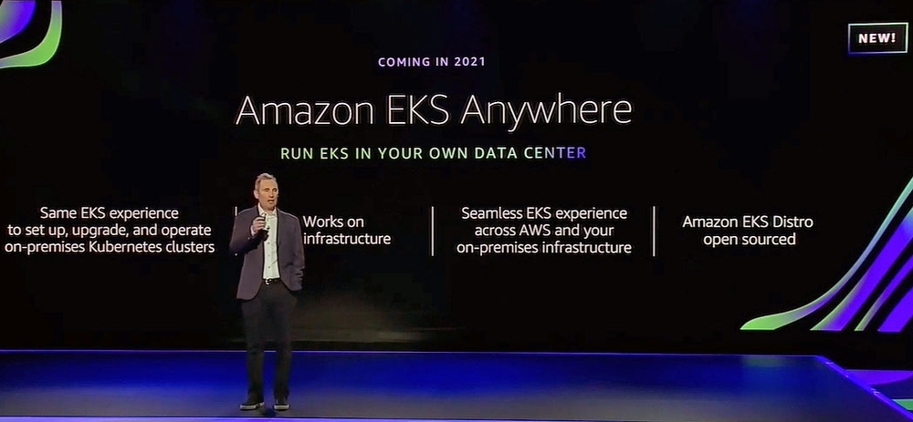 AWSのKubernetes環境をユーザーのデータセンターに展開するAmazon EKS Anywhere。中核部分のEKS Distroがオープンソース化された