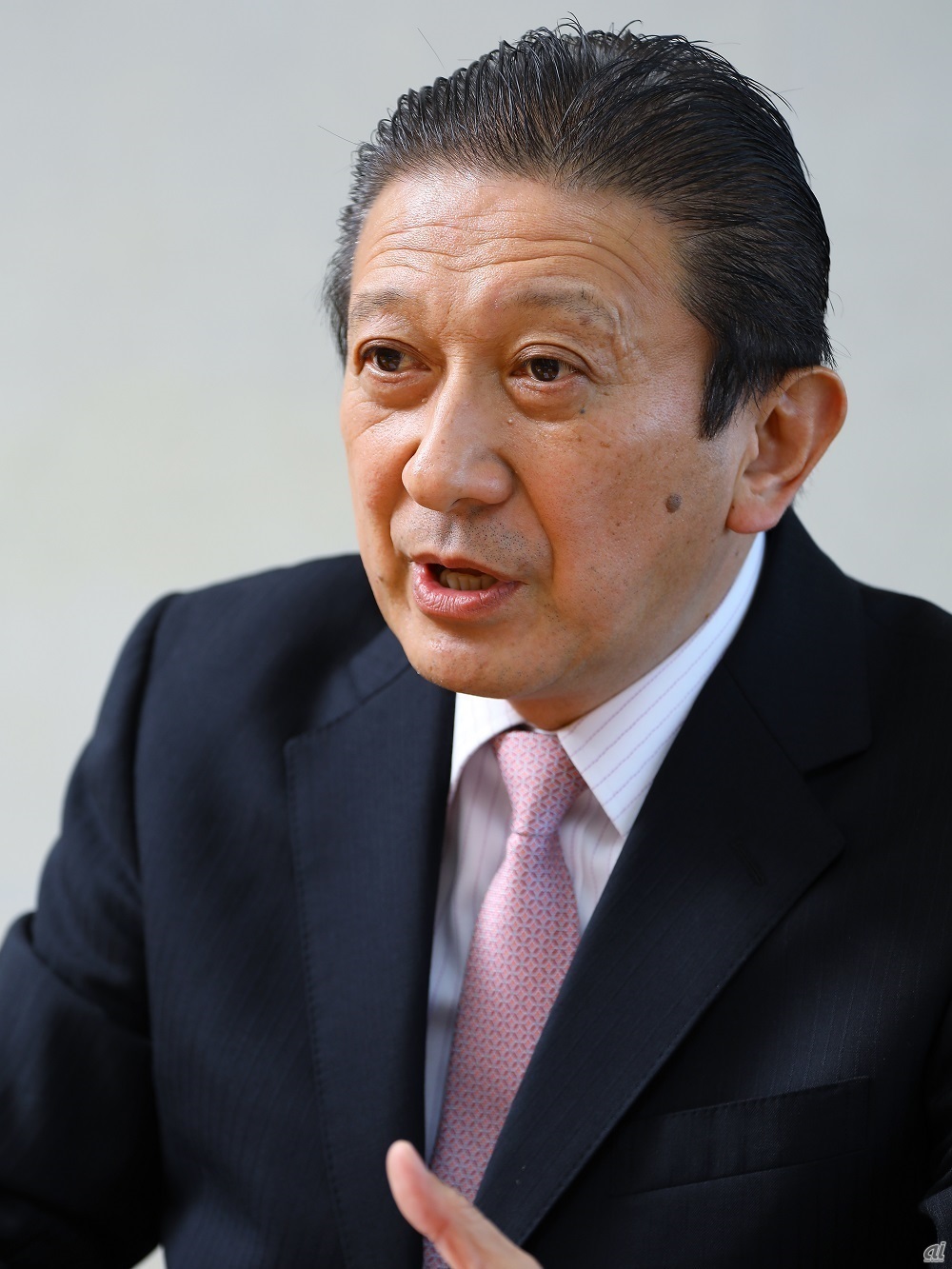 写真1：トレンドマイクロの大三川彰彦取締役副社長