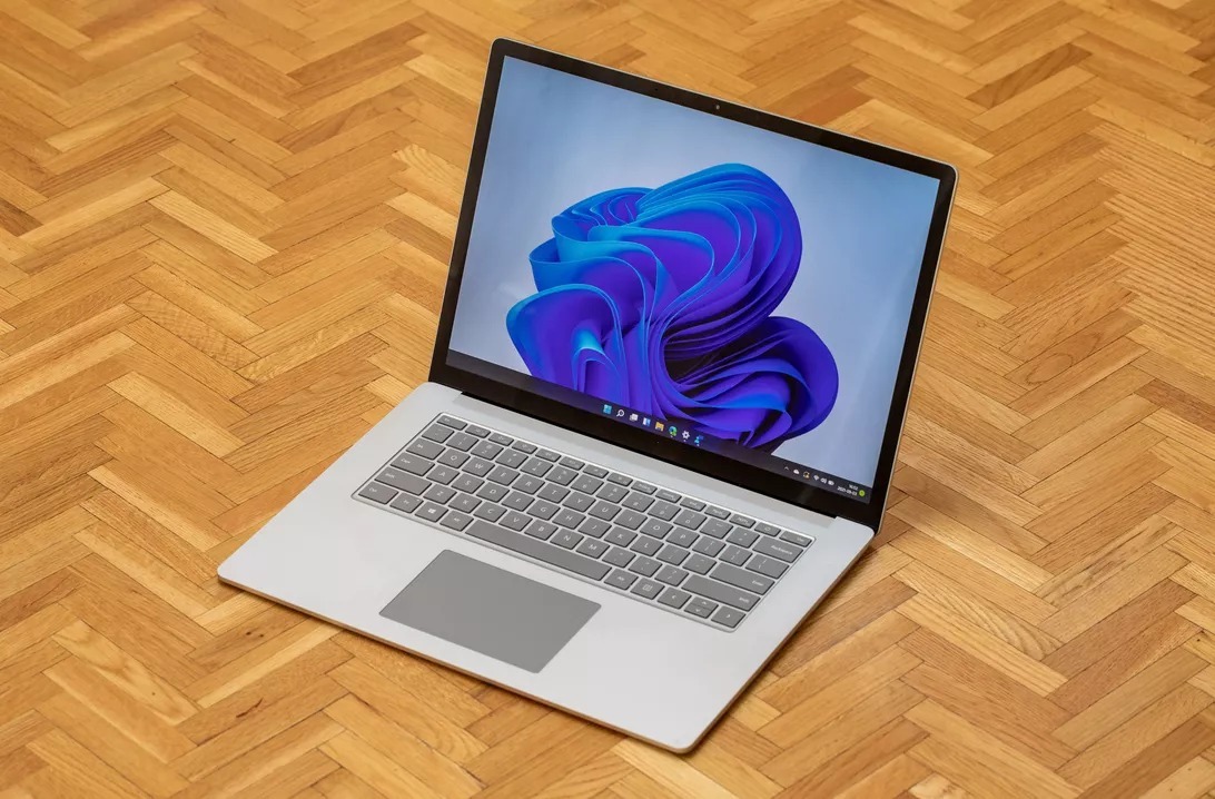 Windows 11 on a Microsoft Surface Laptop