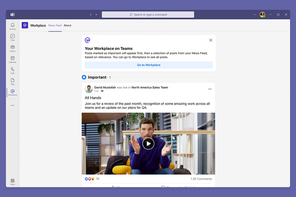 Meta's Workplace offers new integrations with Microsoft Teams