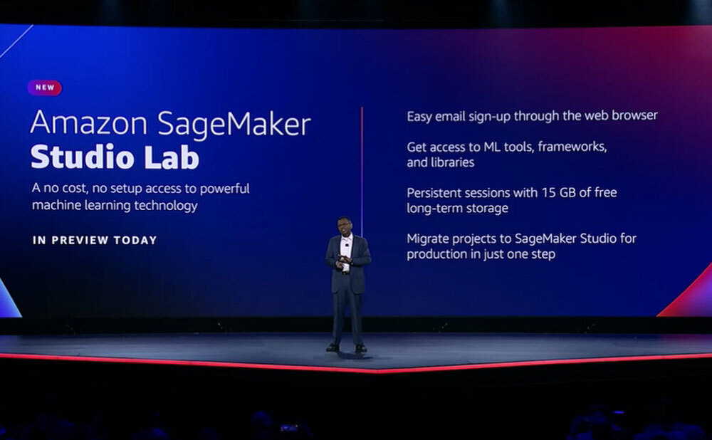 「Amazon SageMaker」ではライトユーザー向けのCanvasと無償版のLabを新たに加えた