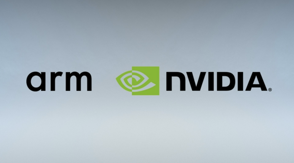 ArmとNVIDIAのロゴ