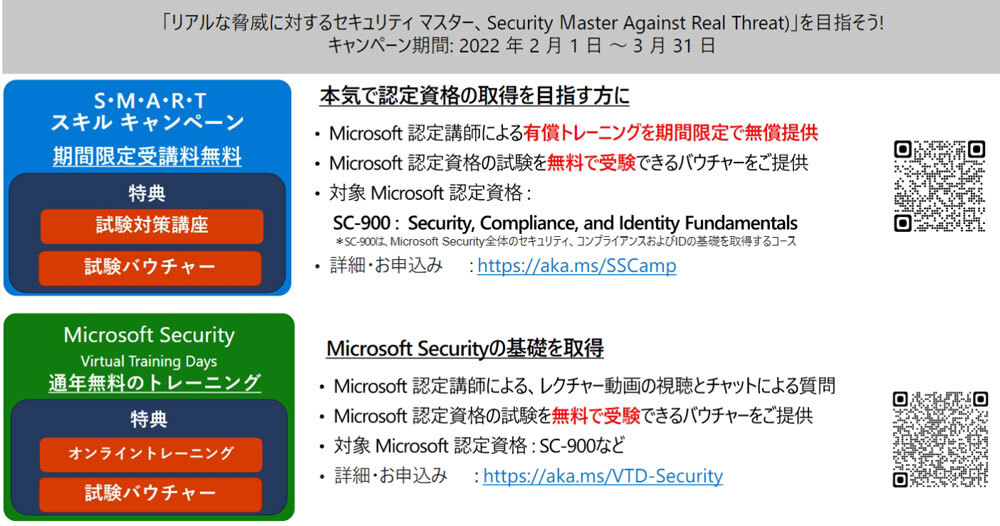 セキュリティ月間に合わせてた日本マイクロソフトのキャンペーン