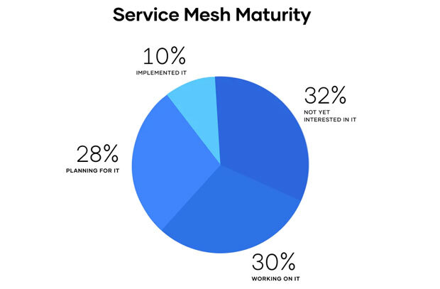 図：サービスメッシュの成熟度