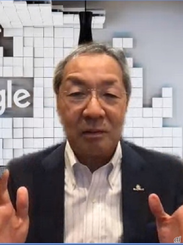 写真1：グーグル・クラウド・ジャパン 代表の平手智行氏