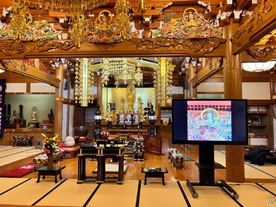 お寺のデジタル化サービスが提供--本堂と別館をつなぐシステムなど