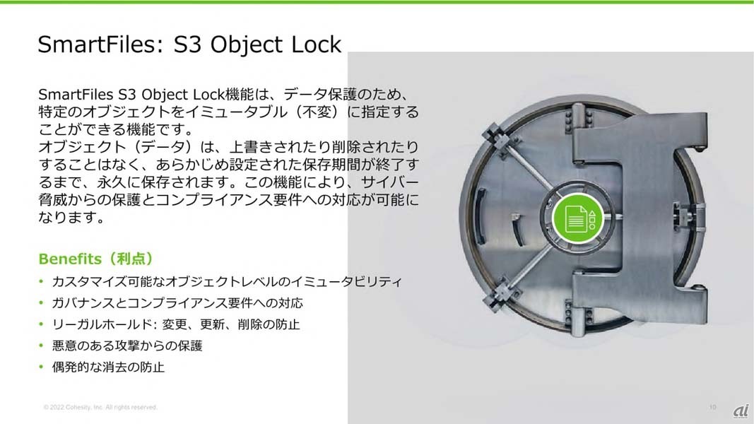 SmartFiles S3 Object Lockの概要