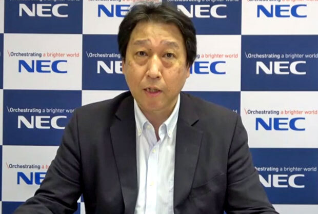 NEC マネージドサービス事業部門長の上坂利文氏