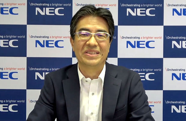 NEC ネットワークソリューション事業部門 フォトニックシステム開発統括部長の佐藤壮氏