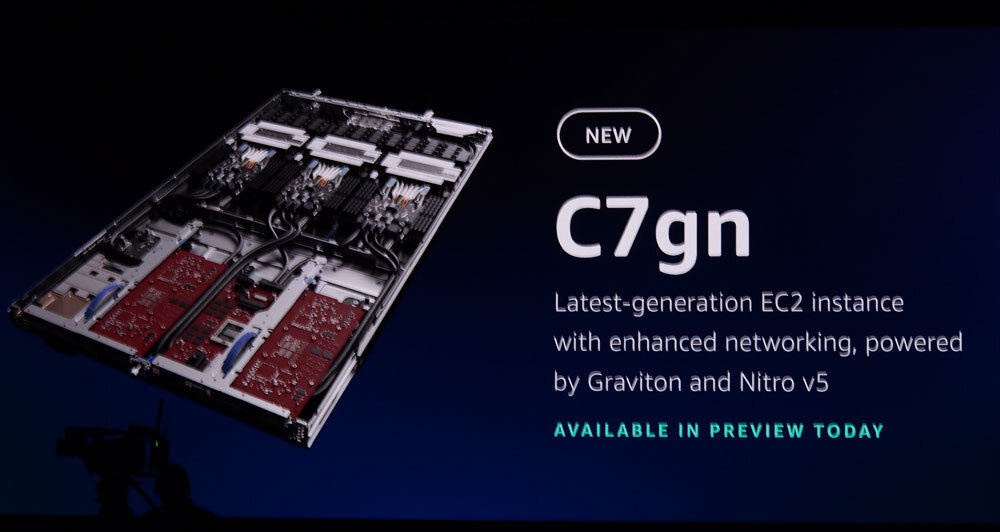最新の「AWS Nitro v5」基盤を用いる新インスタンスの「C7gn」