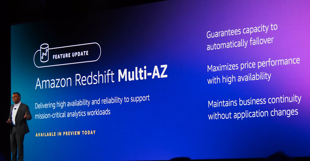 Amazon Redshift Multi AZ。東京リージョンの場合は4つのAZの中で展開先を組み合わせる