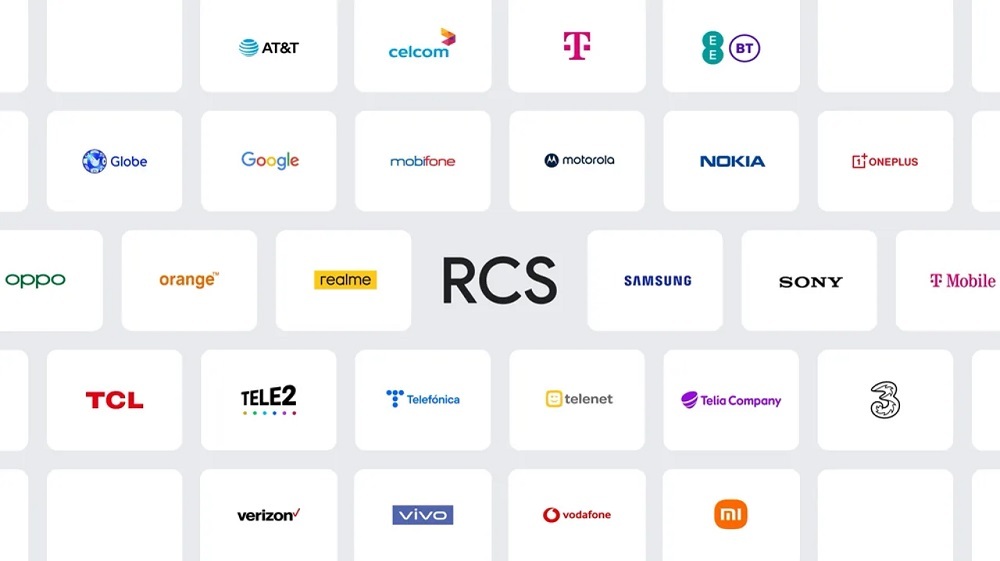 RCSを採用する企業のロゴ