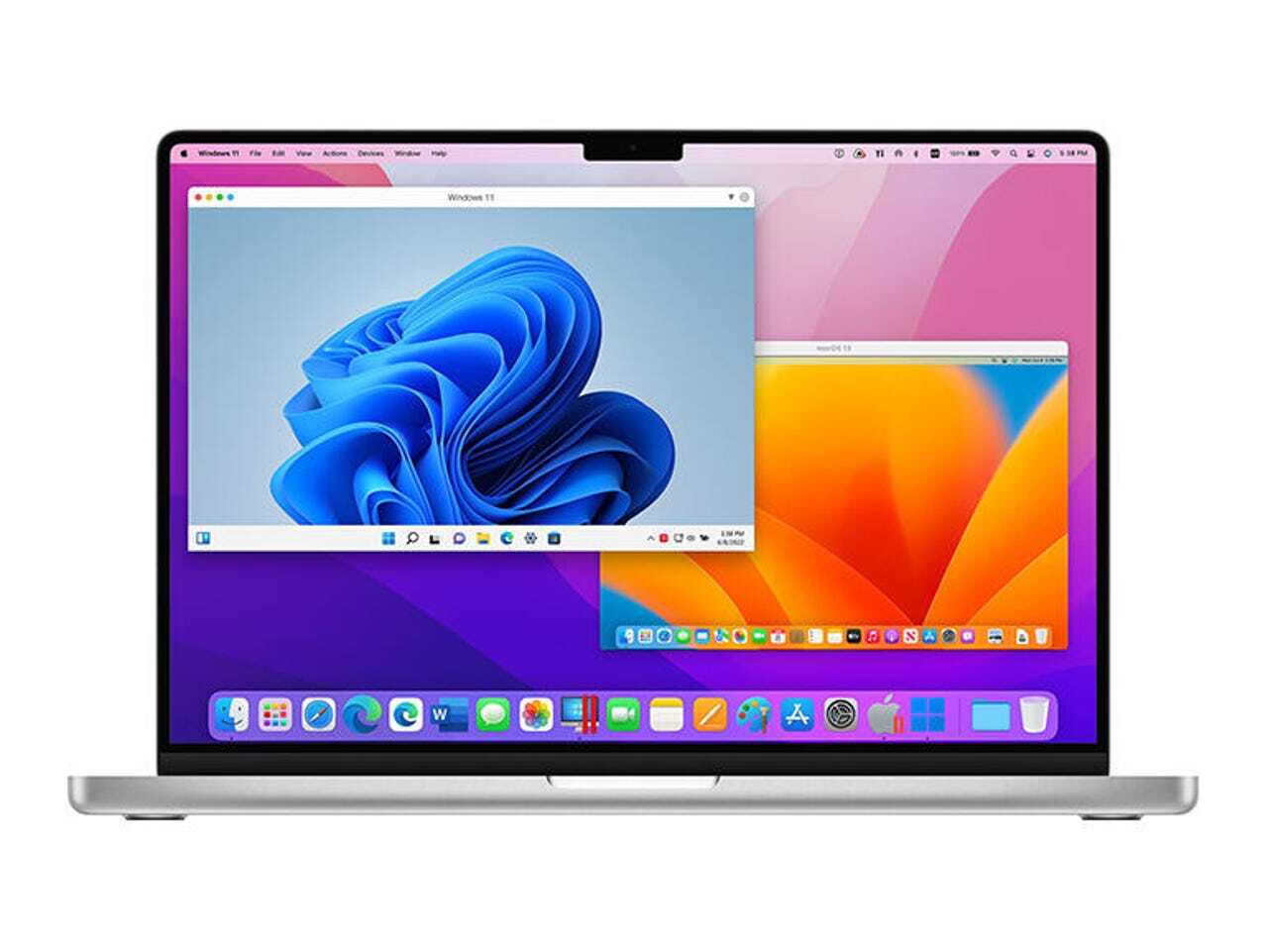 Macに表示されたWindows11