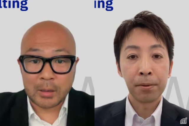 日本IBMの藏本雄一氏（左）と窪田豪史氏