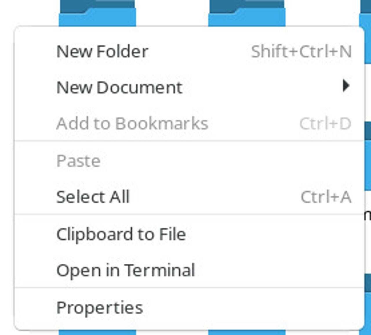 GNOMEの「Files」アプリで新しいフォルダーを作成する。提供：Jack Wallen/ZDNET