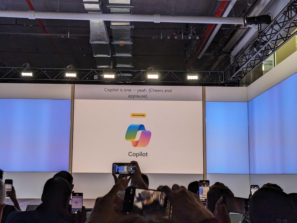 Copilot発表の様子