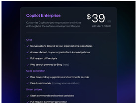 GitHub、組織向けサービス「GitHub Copilot Enterprise」を一般提供