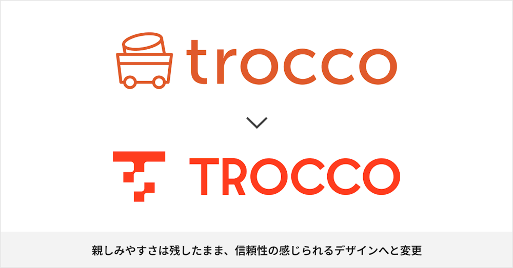 TROCCOの新たなロゴ