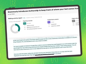 Grammarly、文章の出典を記録する拡張機能を発表