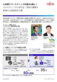 AI活用でマーケティング効率が2倍！マーケティング人材不足や育成の課題を解消するノウハウを公開