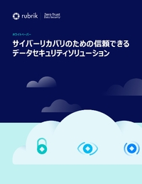 ランサムウェア対策に有効、サイバーリカバリーを実現するデータセキュリティソリューション