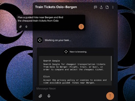 オペラ、エージェント型ブラウザー「Neon」を発表--AI活用で能動的なデジタルアシスタントに