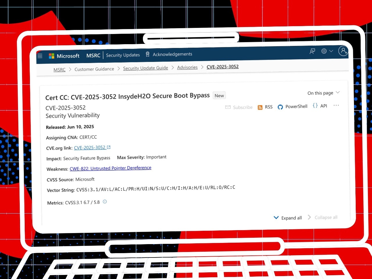 MS、6月の月例パッチでブートキット型マルウェアによる乗っ取りに対応