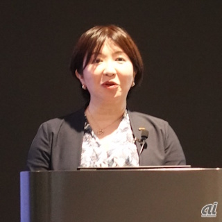 NTTコミュニケーションズ ビジネスソリューション本部 スマートワールドビジネス部 部長 執行役員の福田亜希子氏