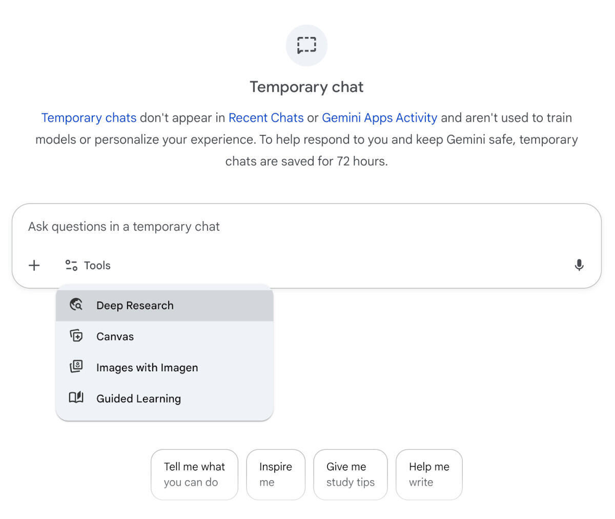 Gemini」に「履歴を残さない」新機能--「一時チャット」でプライバシーを守る方法 - ZDNET Japan