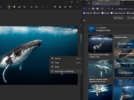 マイクロソフト、「Snipping Tool」に「Bing」連携の画像検索機能を追加