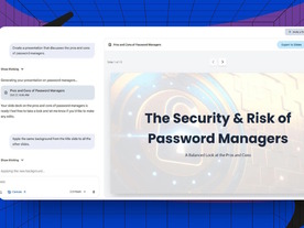 「Google Gemini」がプレゼン資料の自動生成に対応--「Canvas」ツールでスライド作成が可能に