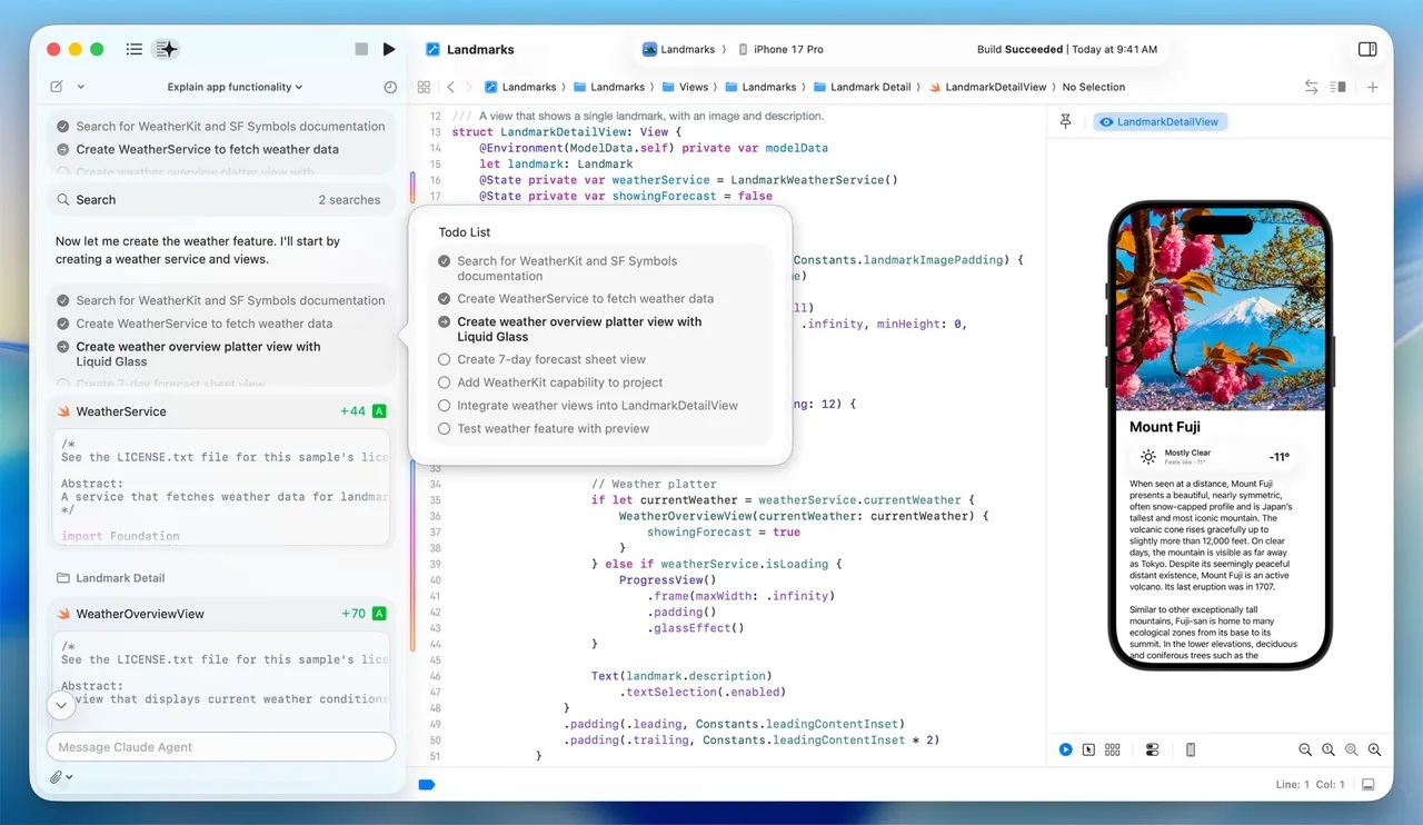 アップル、「Xcode 26.3」でエージェンティックコーディングを導入